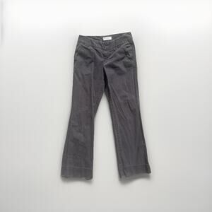 Gap Women’s Favorite Chinos Dark Gray Slight Fade Straight Leg Size 2 VTG Look